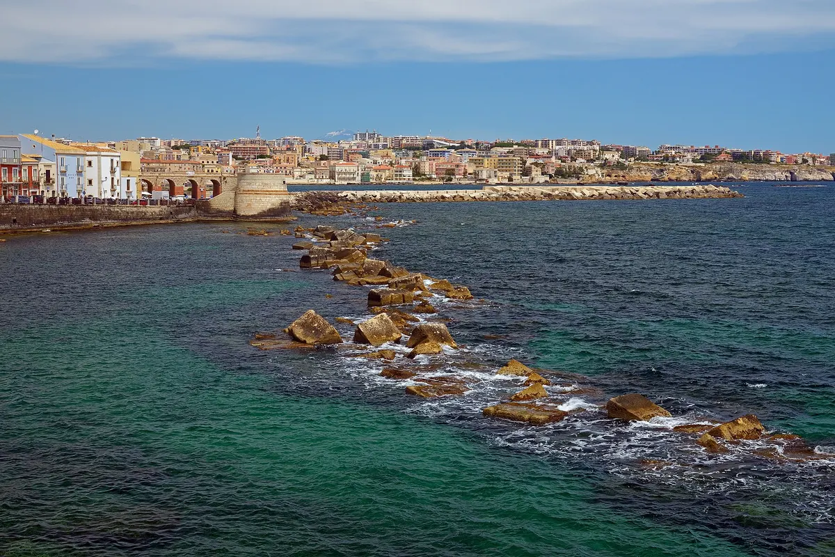 Syracuse en Ortigia, Sicilië