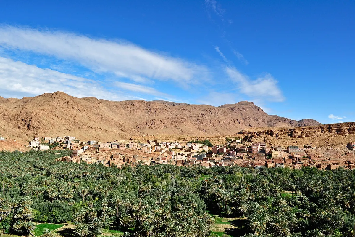 Todra-kloof, Marokko